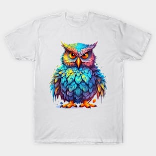 Colorful Owl #1 T-Shirt